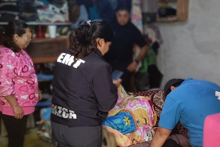 Protección Civil de Huamantla asiste en el alumbramiento de una nueva vida